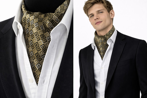 Cravatta uomo designer ascot - uomo,