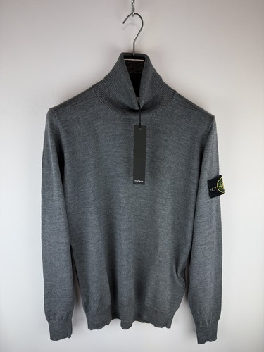 Gray stone island turtleneck - stone,