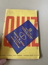 Quiz Manuale Scuola Guida Vintage Epoca Collezione
