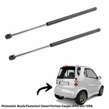 2  MOLLE A GAS PISTONI PISTONCINI PORTELONE BAGAGLI SMART CITY COUPE (450) 1998