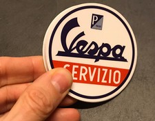 Vespa servizio sticker vinile - vespa,