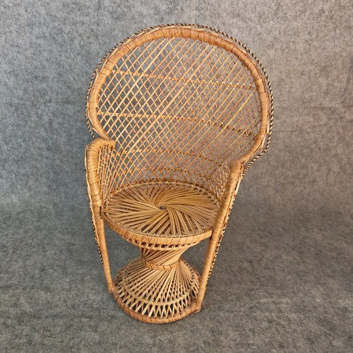 Mini sedia vintage boho vimini