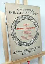 TESTI DI MORALE BUDDISTICA. Carabba, 1920 (1° ed.)