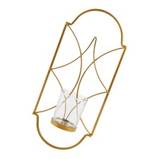  1pc Exquisite Iron Art Candeliere Decorazione da parete in stile retrò con