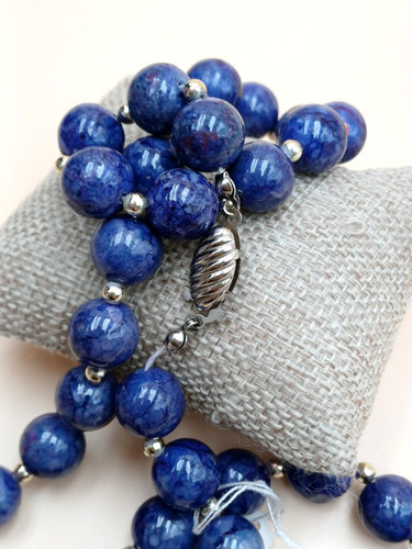 Collana vintage perle vetro - collana,