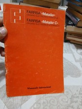 FARFISA MANUALE ISTRUZIONI MATADOR ORGANOELETTRONICO A CONSOLLE ANNI 60/70