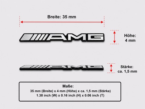 Adesivi amg emblema logo - 4,