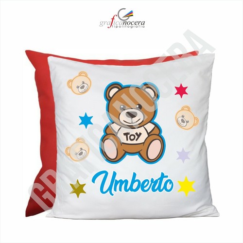 Cuscino quadrato orsacchiotto - cuscino,