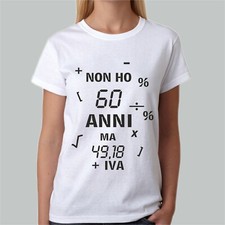 T-SHIRT Donna 60 anni festa di
