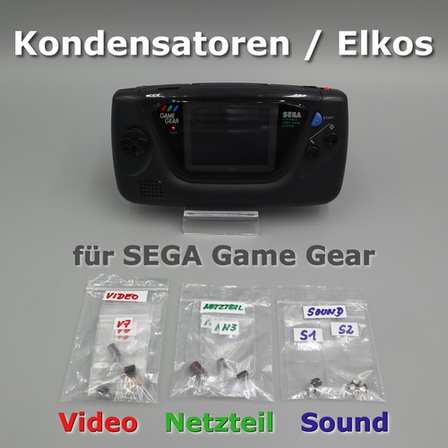 Sega game gear - sega, condensatori