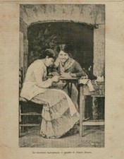 STAMPA VINTAGE ORIGINALE DEL