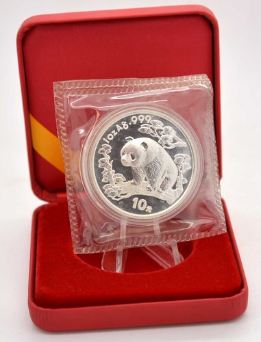 Yuan argento cina panda - 10,