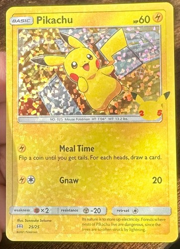 Pikachu heavy holo bleed 25 - pikachu,