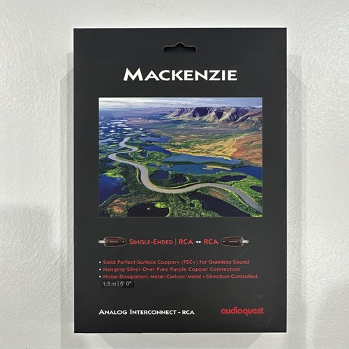Audioquest mackenzie rca male - mackenzie,