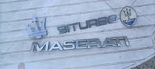 Logo emblema Scritta Maserati