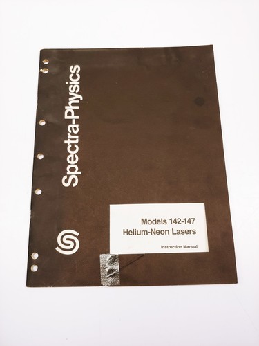 Spectra physics models 142 - spectra-physics,