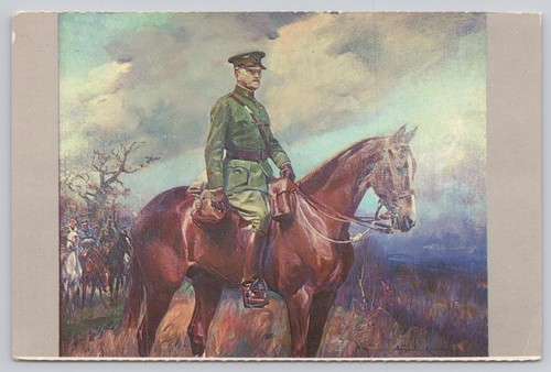 Cartolina ritratto gen john - cartolina,