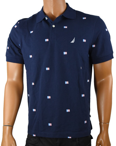 Polo uomo nautica nuova blu - polo,