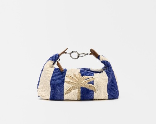 Borsa zara con perline - con,