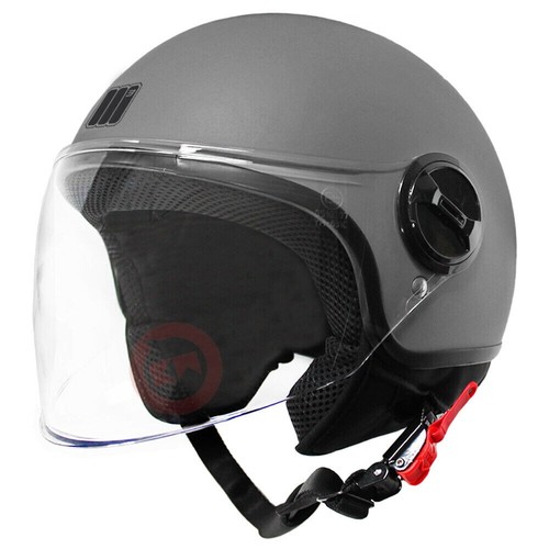 Casco motocubo grigio l - grigio,
