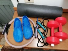 Kit Pilates ,Anello,Materassino,corda,pesi,pantofole accetto proposte