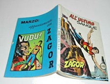 (s) ZAGOR zenith 143 ALL'ULTIMO SANGUE lire 200 