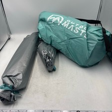 OUTDOOR MASTER Tenda da Spiaggia 3-4 Persone Grigio Turchese 803941-DF Oscurante Portatile