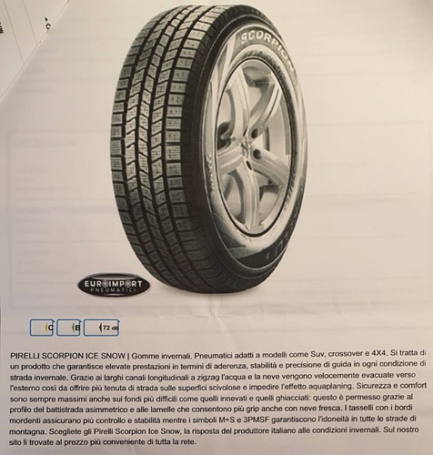 Pneumatici invernali pirelli - invernali,
