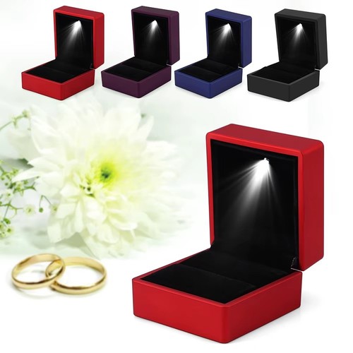 Scatola porta anelli - , led