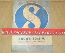 SACHS 50 3M. LIBRETTO ISTRUZIONI