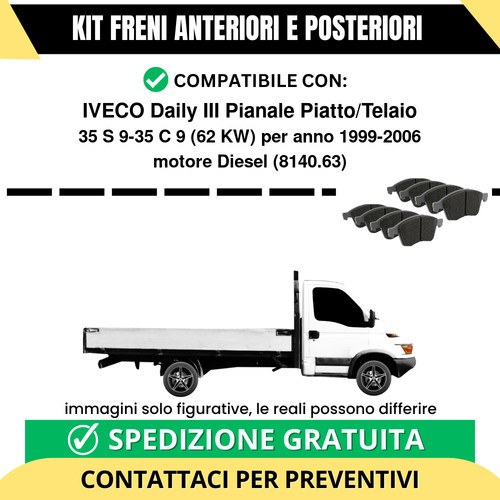 Pastiglie freno ant post - freno,