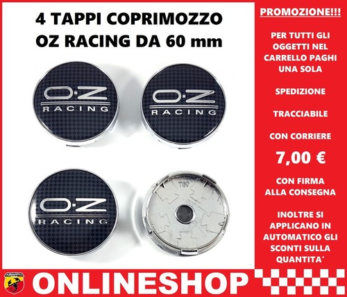 Tappi coprimozzo racing - tappi, oz