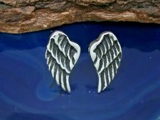 Ali di Angelo 925 Argento Sterling Orecchini 2 Pezzo Ali Angelo