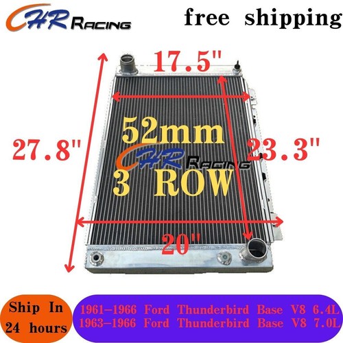 Row aluminum radiator for - row,