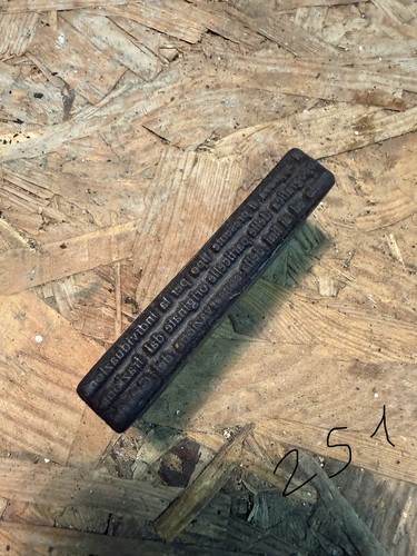 Timbro legno antico - timbro,