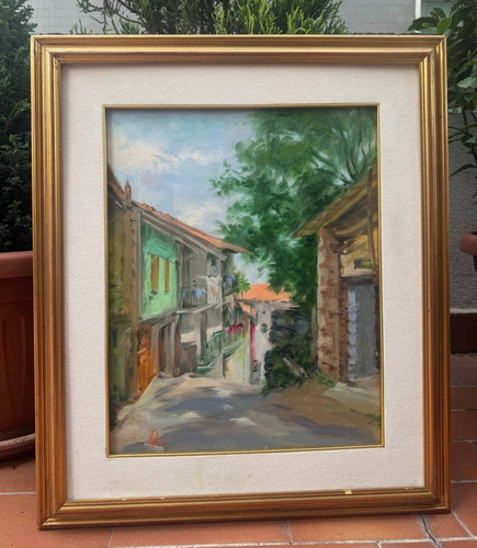 Dipinto olio ennio lucci - di,