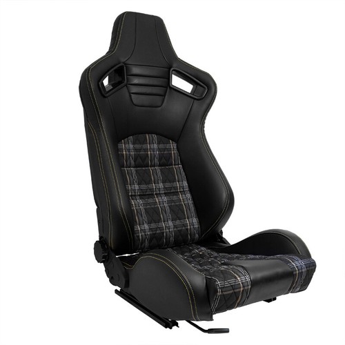 Sedile sportivo guscio nero - sedile,