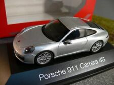 1/43 Herpa Porsche 911 Carrera 4S Coupé argento rodiato metallizzato PREZZO SPECIALE 29,99