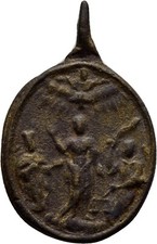 Pellegrinaggio medaglia ovale