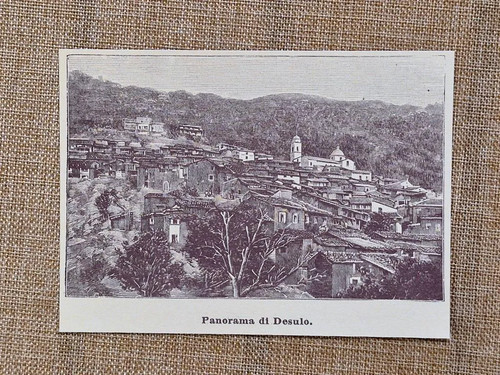 Desulo nell 800 panorama - desulo, nell'800