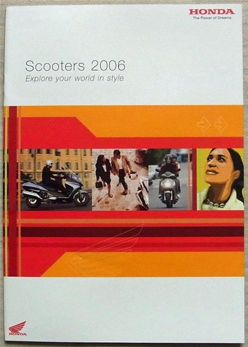 Brochure vendita honda scooter - vendita,