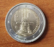 Moneta anniversario 150 istruzione di Roma capitale Italia rara