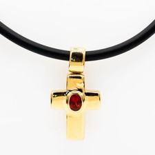 Ciondolo Collana Croce 750/18K