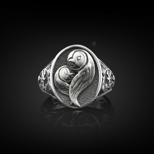 Anello con sigillo uomo - sigillo,