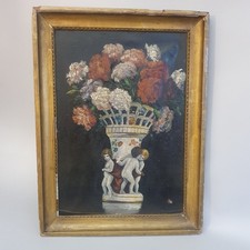 Antique Oil Painting on Canvas