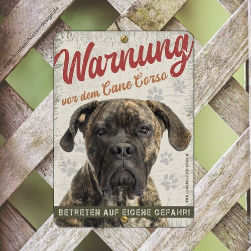 Cartello cane corso 15x21cm - 15x21cm, |