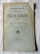 Libro ANNALI DI AGRICOLTURA