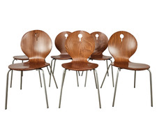 Sedie da pranzo impilabili di