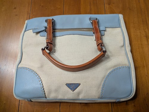 Prada vitello trimmed canapa - prada,