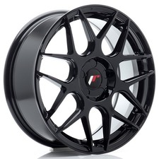 Un cerchio JR Wheels JR18 17x7 ET20-40 5 fori BLANK Nero lucido